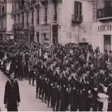 Una sfilata di Nazisti in corso Vittorio Emanuele